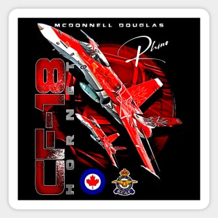 Royal Canadian Air Force CF-18 Hornet Jet Fighter Sticker